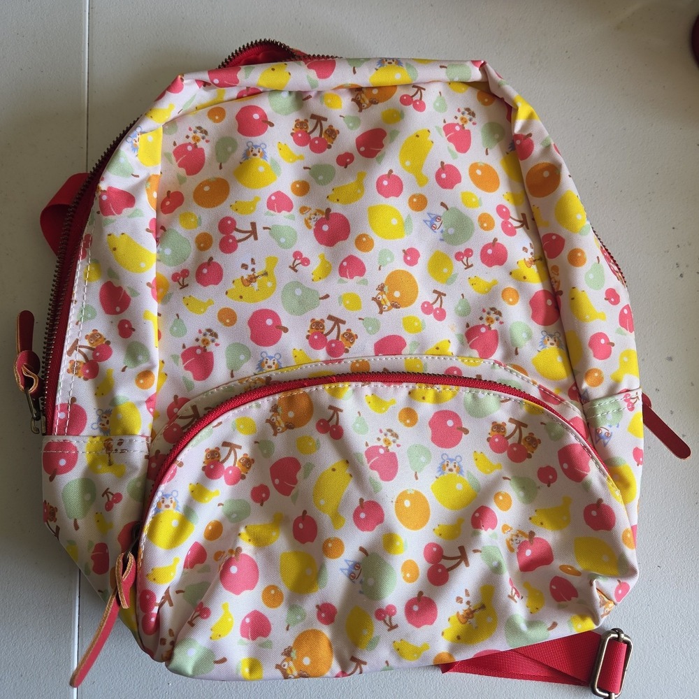 Animal Crossing Fruit Full Backpack B10 Nintendo DS Carry Tote Bag Video Game